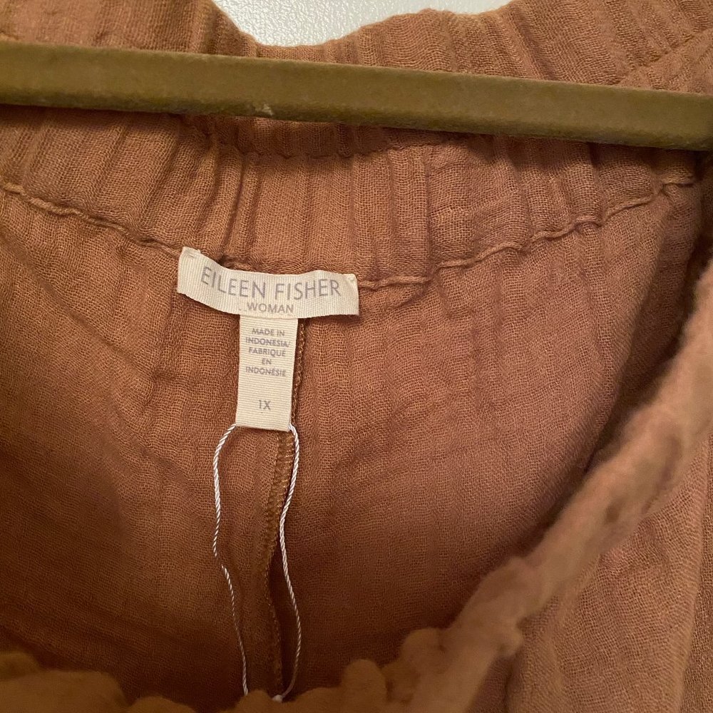 Eileen Fisher Cotton Gauze Pants
